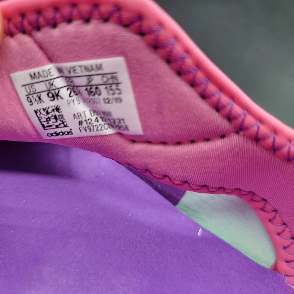 Adidas AltaVenture I Toddler's Water Shoe Size 9.5C Pink Purple Teal Girls New